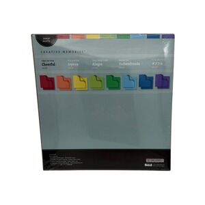 Creative Memories Power Palette Tone-on-Tone Cheerful 12x12 Paper 16 Sheets NEW